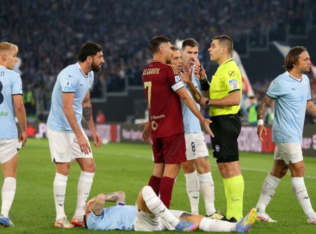 image-1744607793-lorenzo-pellegrini-simone-sozza-referee-lazio-roma